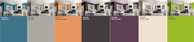 Our Interior Paint Color Palette